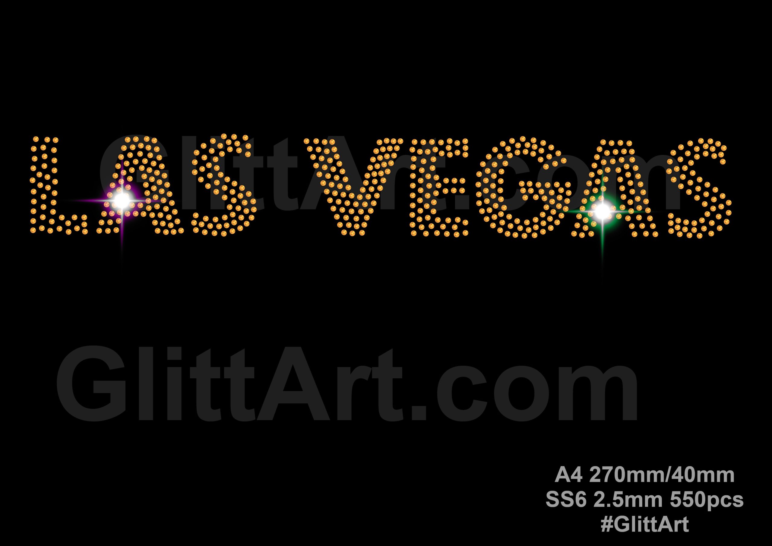 Las Vegas rhinestone svg digital template