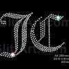 JC juicy couture rhinestone template svg