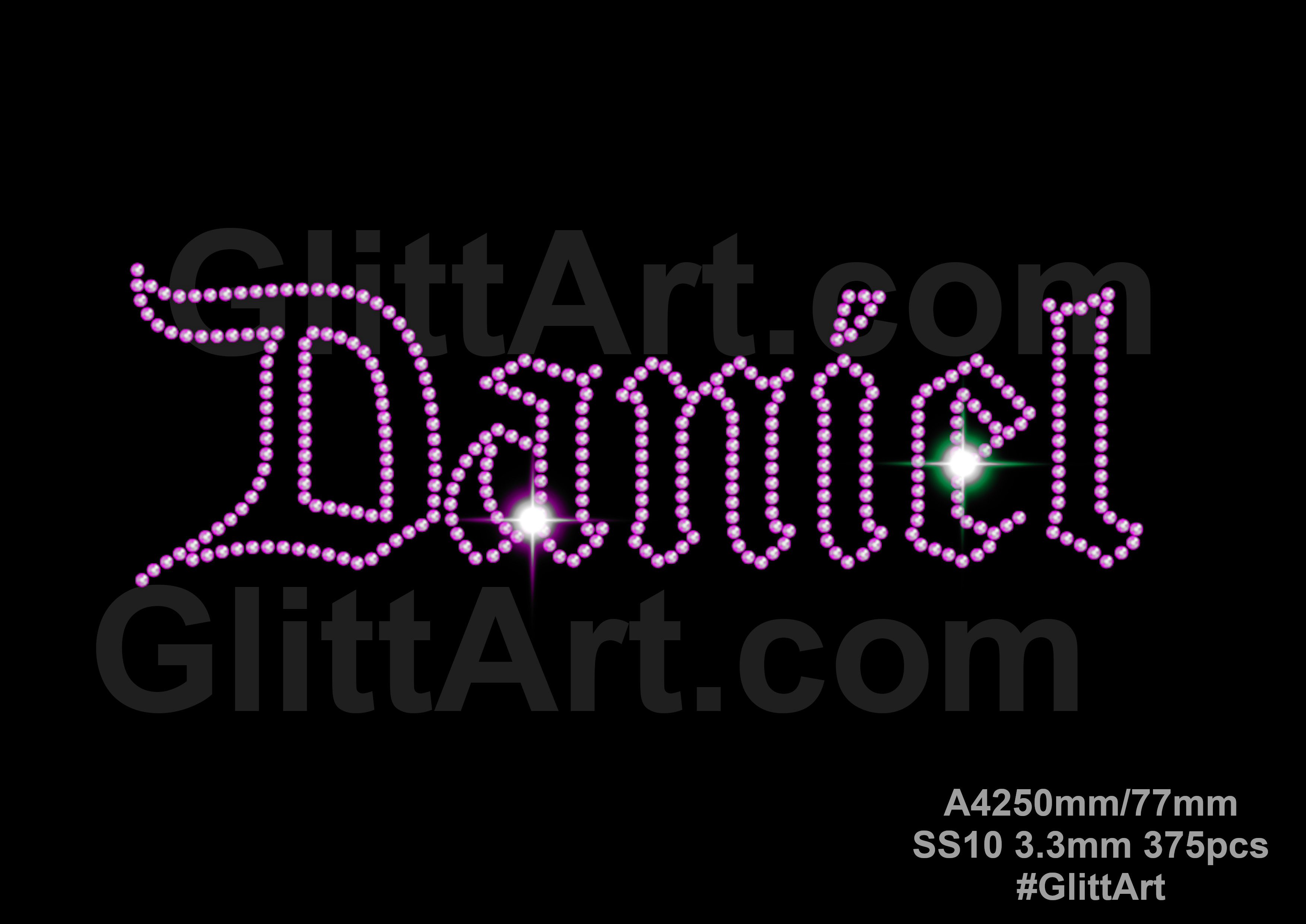 Daniel Name SS10 template svg digital
